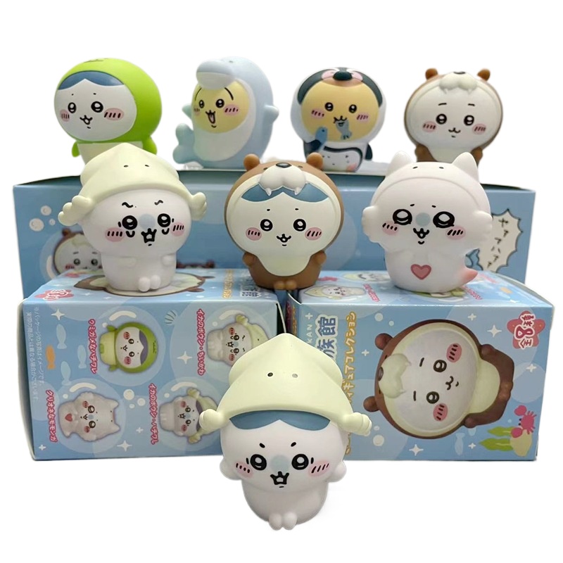 Aquarium And Marine - 8 Pezzi/Scatola Kawaii Chiikawa Aquarium Blind
