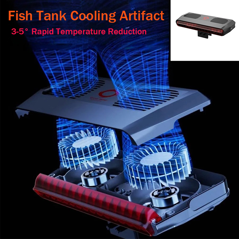 Marine Aquarium Chiller - Ventilatore per Acquario, Refrigeratore per Acqua