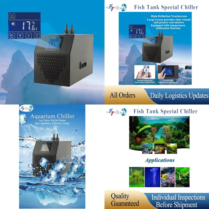 Marine Aquarium Chiller - Refrigeratore per Acquari Marini 160L-500L, Macchina