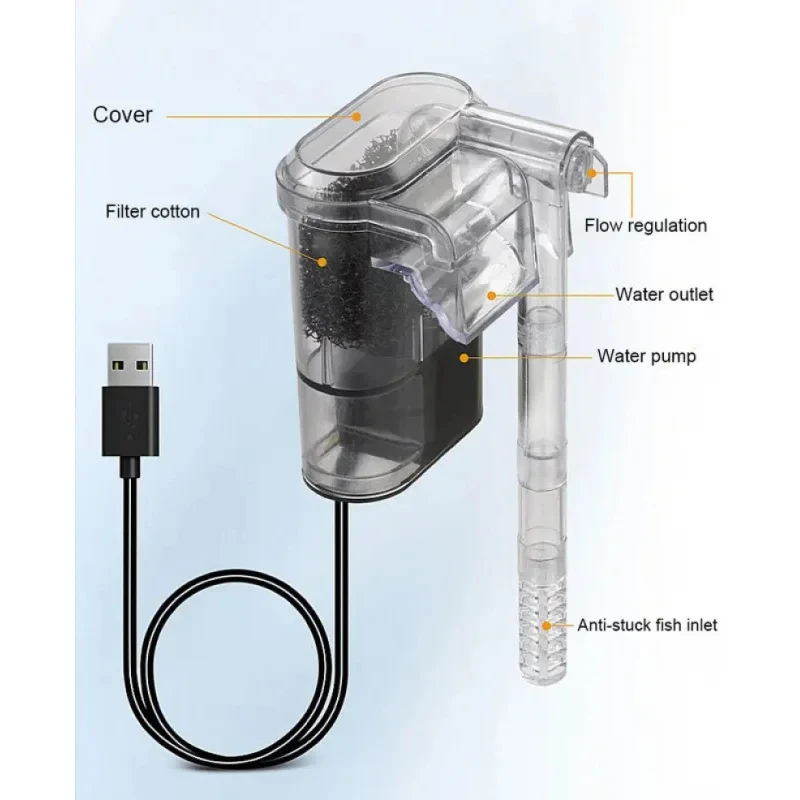 Mini Filtro Esterno a Cascata  - Aquarium Marine Filter recensione e prezzo